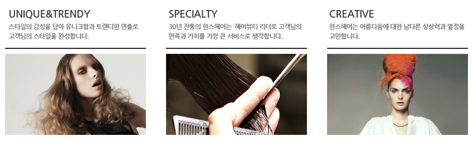H hair 이미지